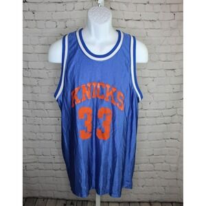 Vintage New York Knicks Patrick Ewing 33 NBA Jersey No Tag Size Large
